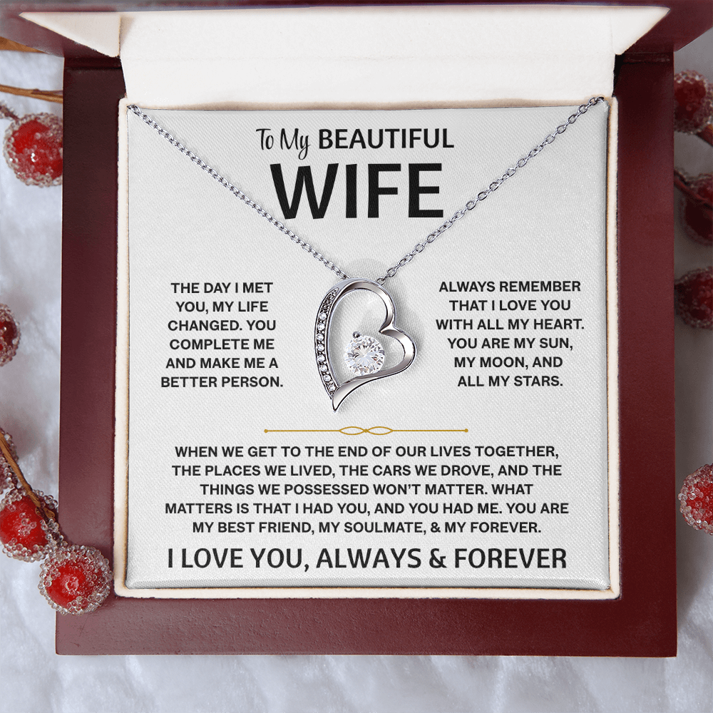 To My Beautiful Wife - Forever Love Gift Set - TJ177