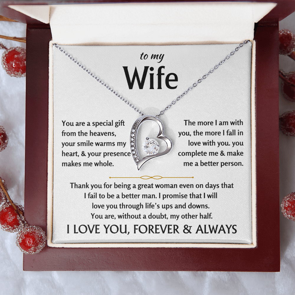 To My Wife - Forever Love Necklace - TJ159