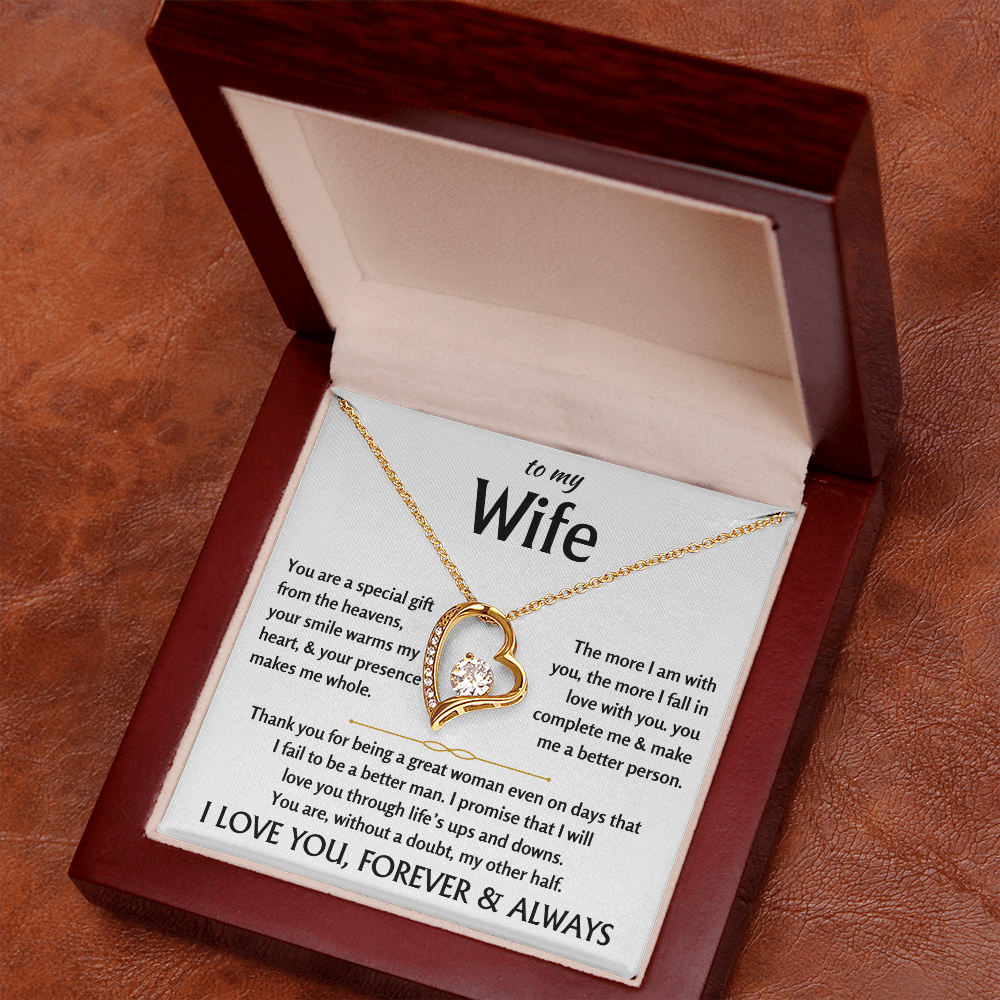 To My Wife - Forever Love Necklace - TJ159