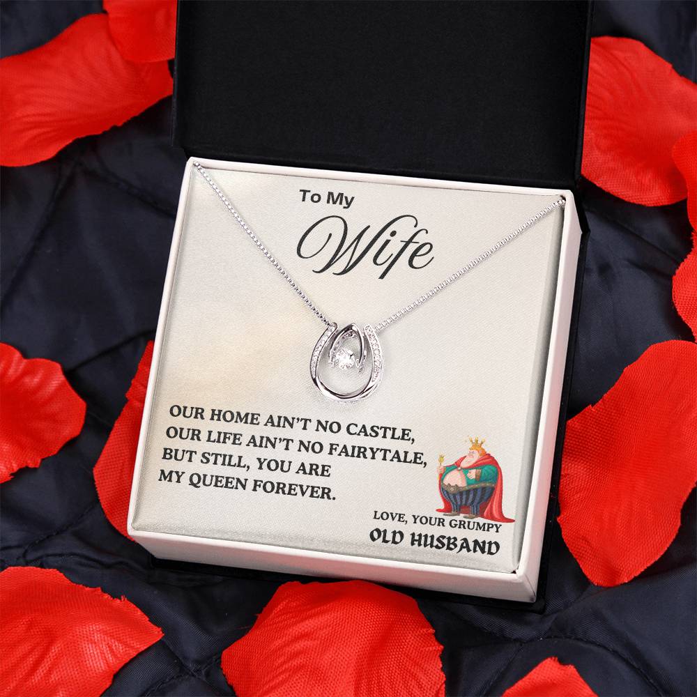 To My Wife - Luck in Love Necklace Gift Set - TJ023