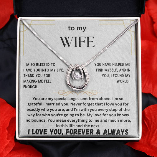 To My Wife - Lucky Elegant Necklace - TJ008