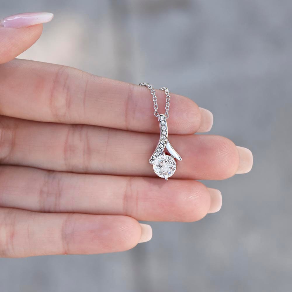 To My Dearest Daughter - Love, Mom - Alluring Beauty Necklace - TJ066V3