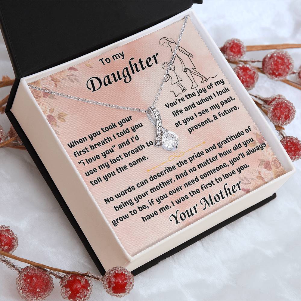 To My Daughter - Alluring Beauty Necklace Gift Set - TJ017