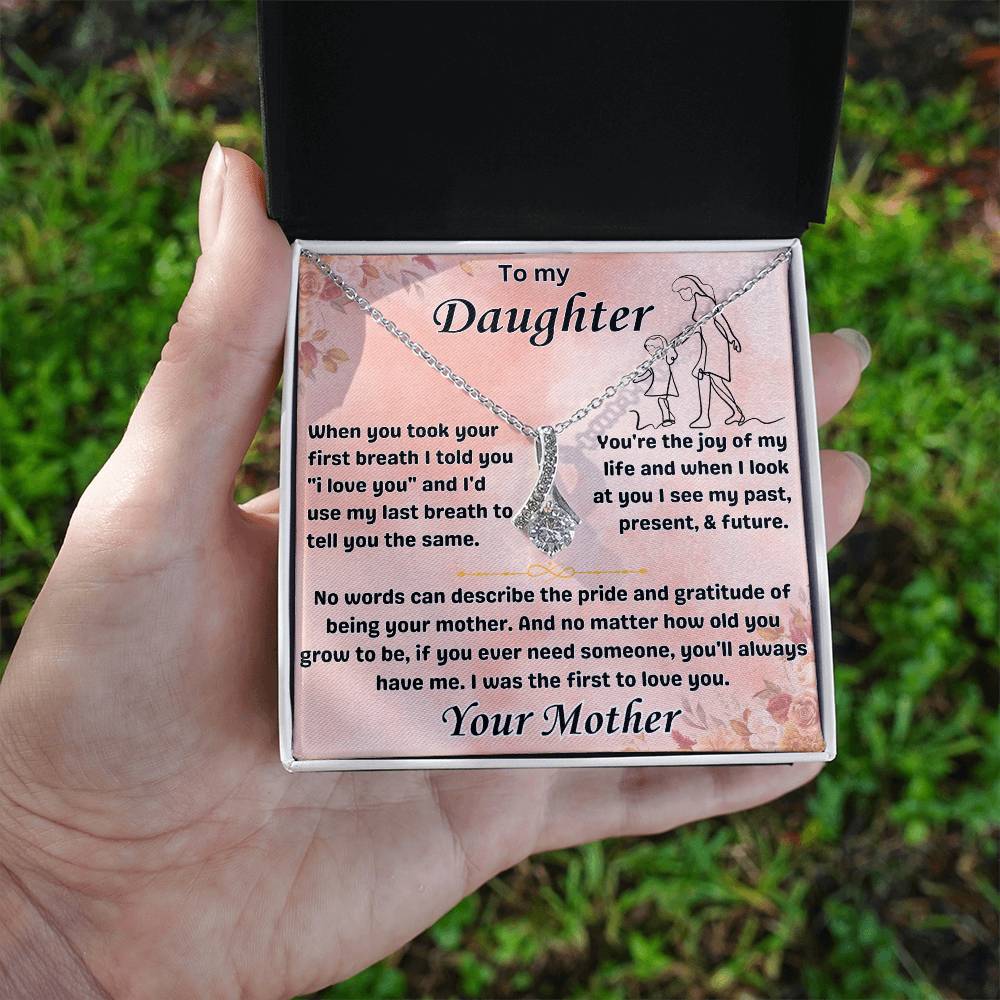 To My Daughter - Alluring Beauty Necklace Gift Set - TJ017