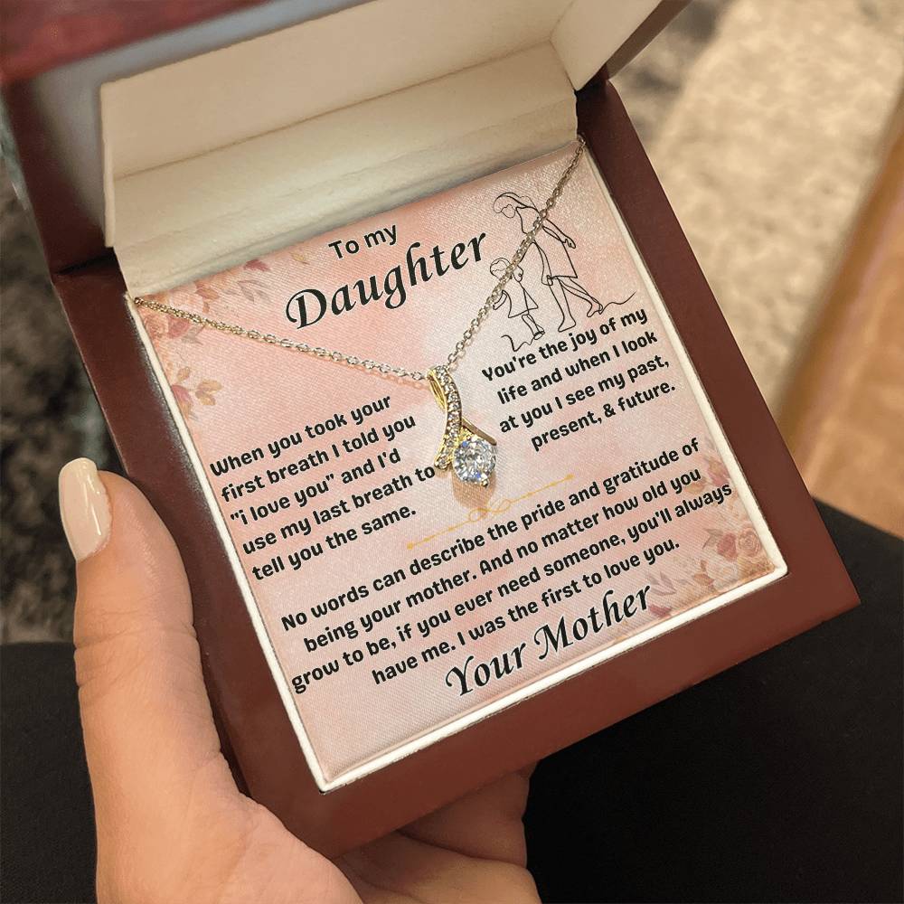To My Daughter - Alluring Beauty Necklace Gift Set - TJ017