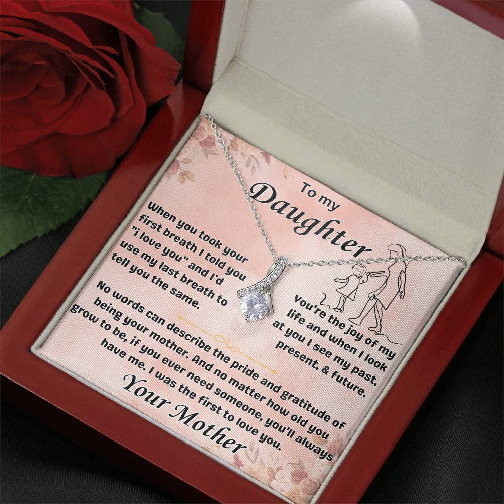 To My Daughter - Alluring Beauty Necklace Gift Set - TJ017