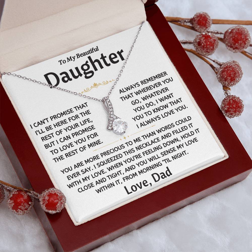 To My Beautiful Daughter - Alluring Beauty Gift Set Personalized - TJ105V4P