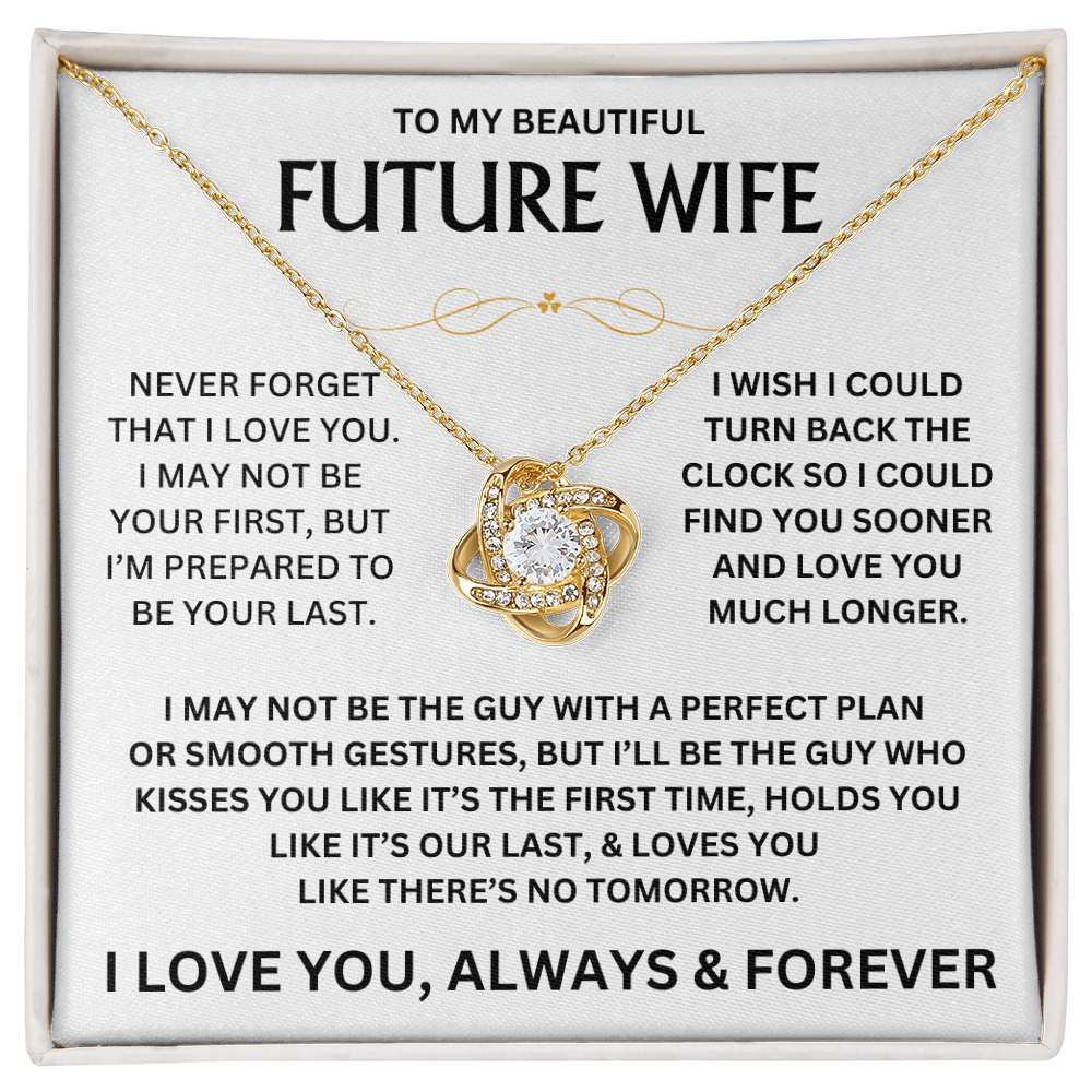 To My Beautiful Future Wife - Love Knot Gift Set - TJ139