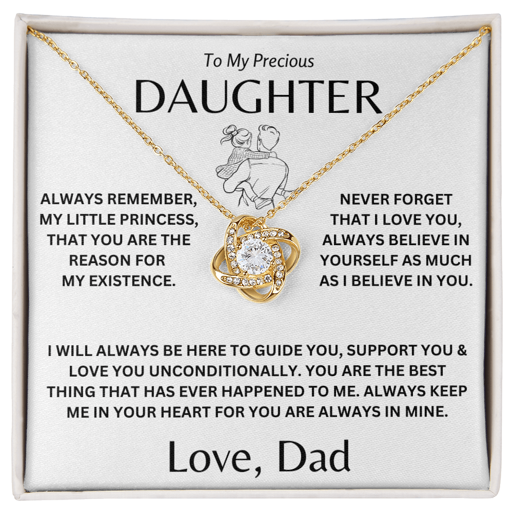 To My Precious Daugther - Love knot Gift Set -TJ141