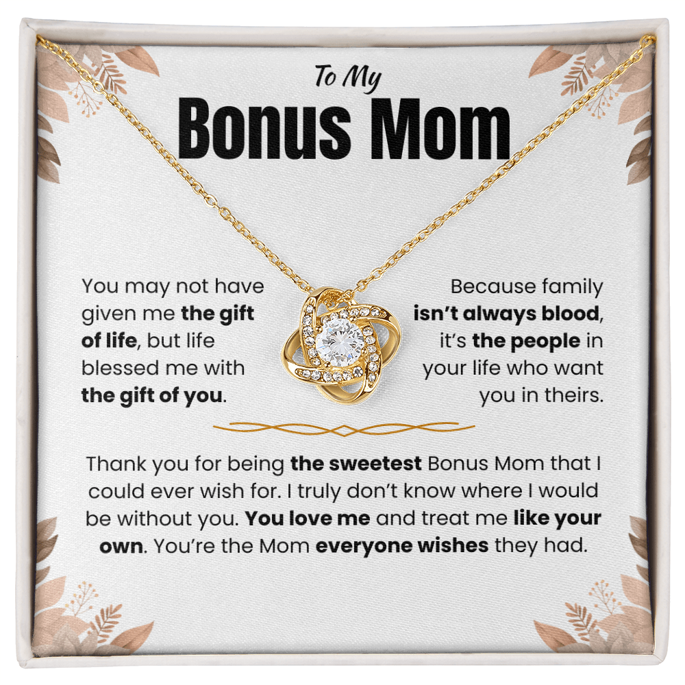To My Bonus Mom - Love Knot Gift Set - TJ172
