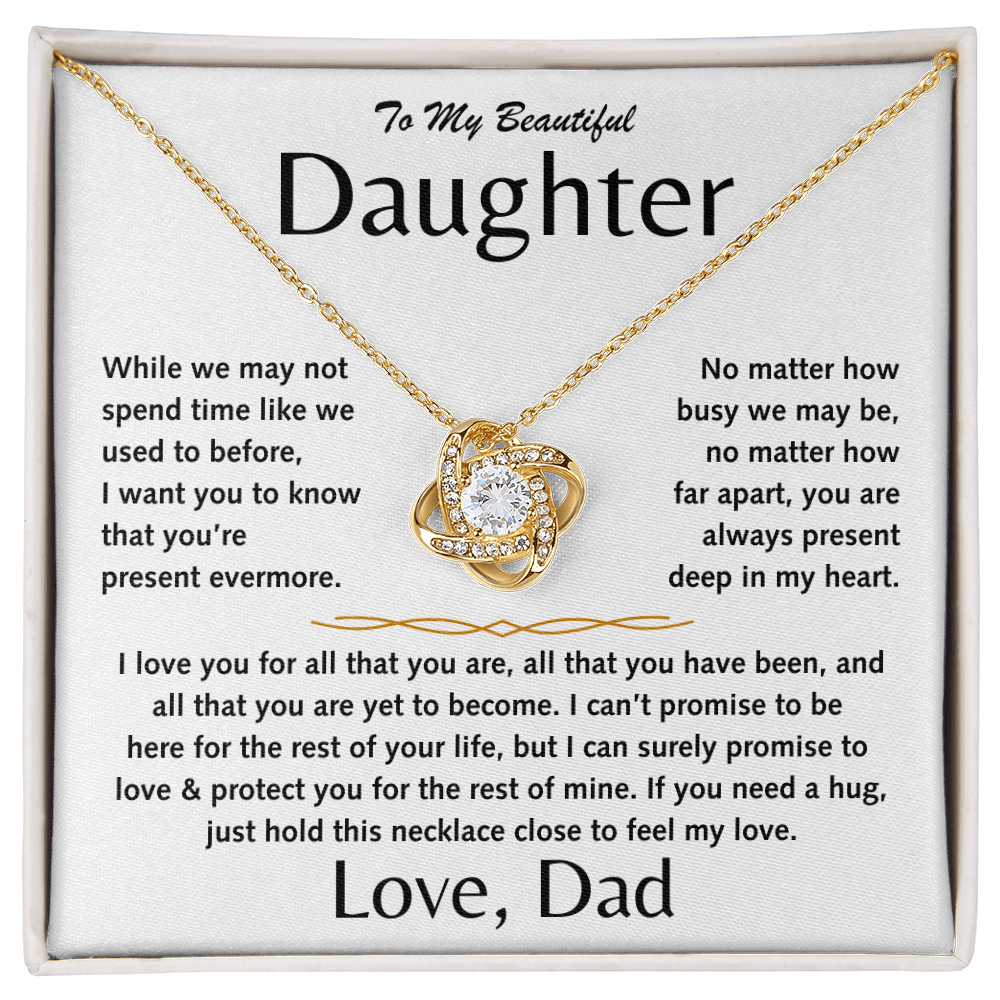 To My Beautiful Daughter - Love Knot Gift Set - TJ157