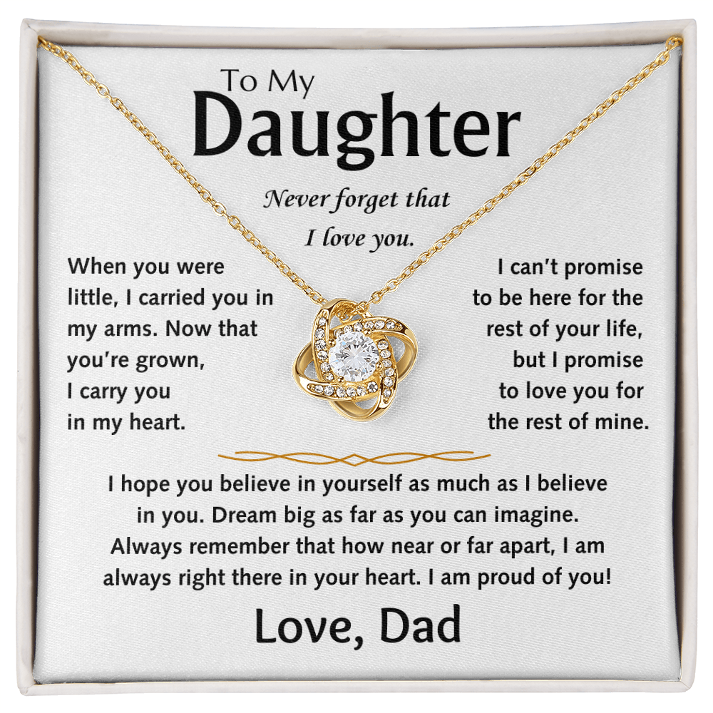 To My Daughter - Love Knot Gift Set - TJ154