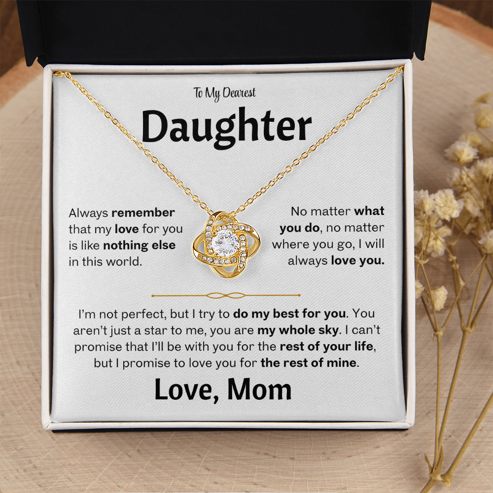 To My Dearest Daughter - Love Knot Gift Set - TJ175