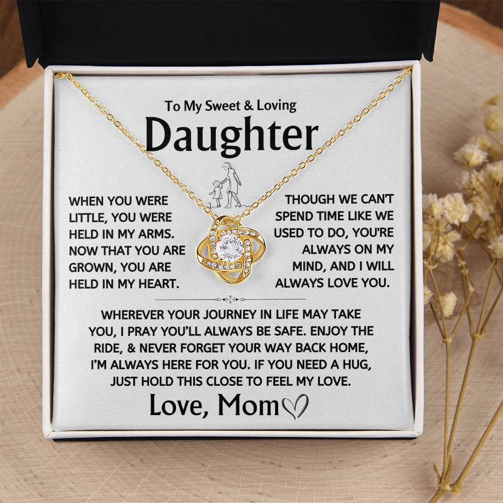 To My Sweet & Loving Daughter - Love Knot Gift Set - TJ118