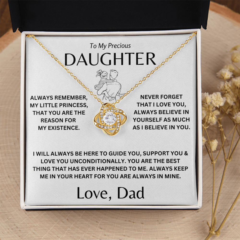 To My Precious Daugther - Love knot Gift Set -TJ141