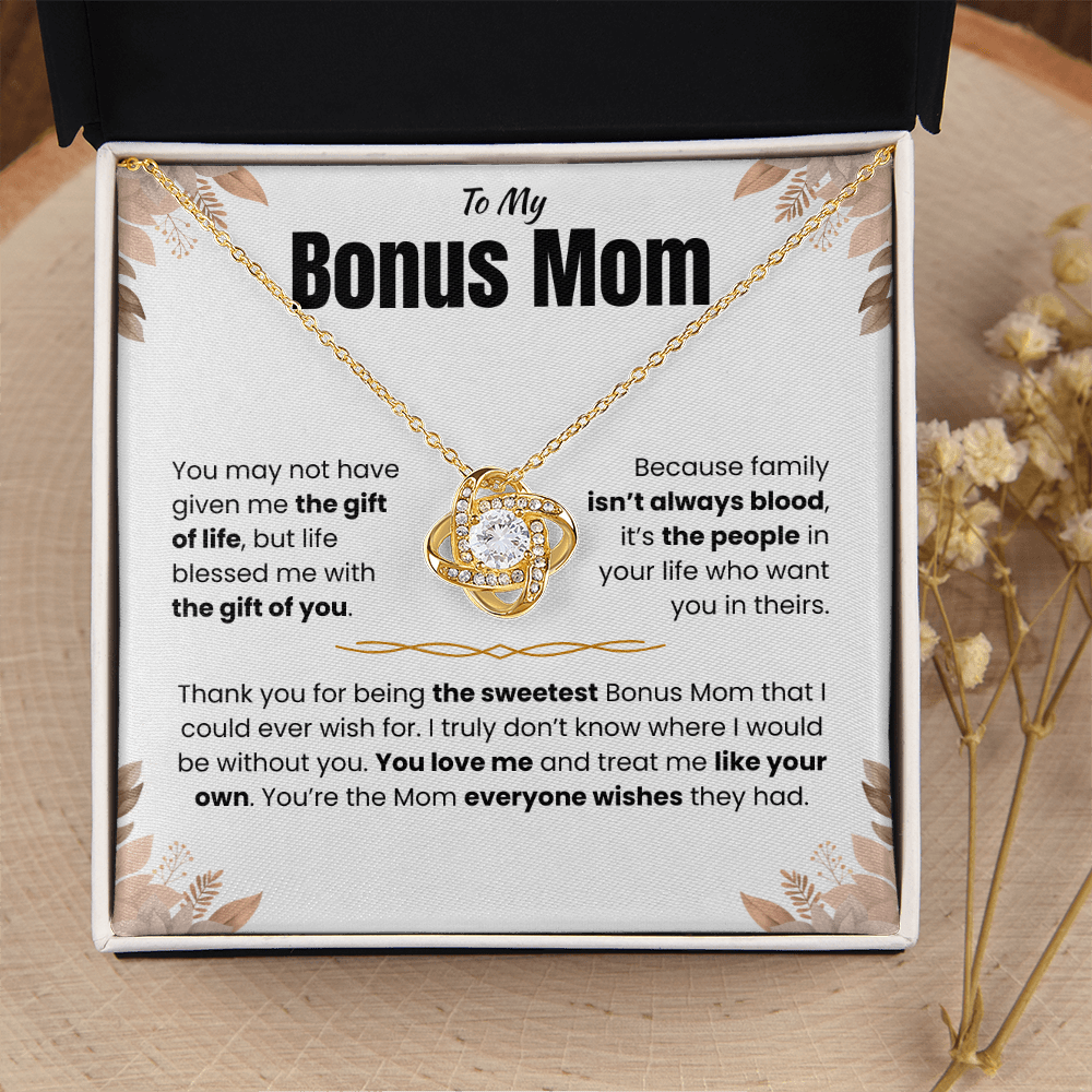 To My Bonus Mom - Love Knot Gift Set - TJ172