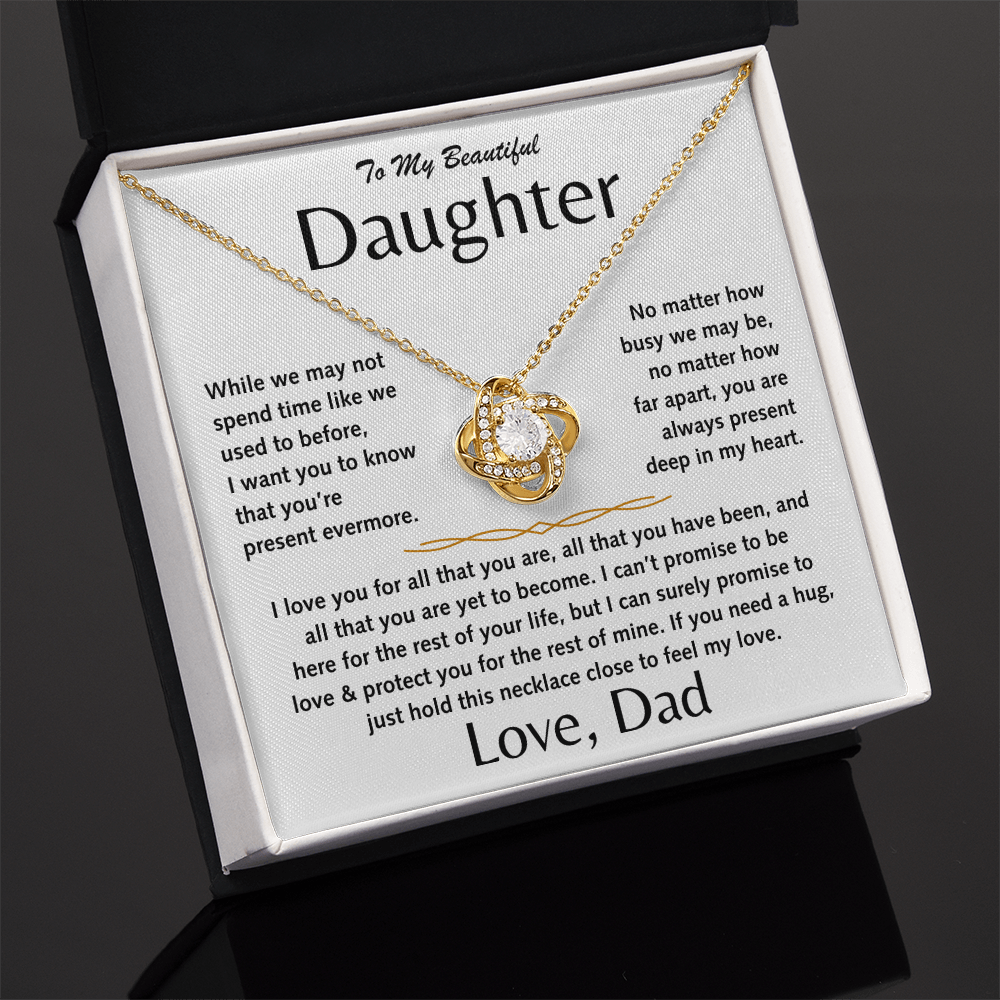 To My Beautiful Daughter - Love Knot Gift Set - TJ157