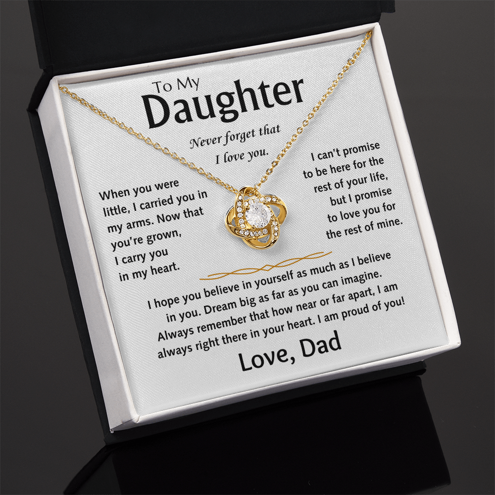 To My Daughter - Love Knot Gift Set - TJ154