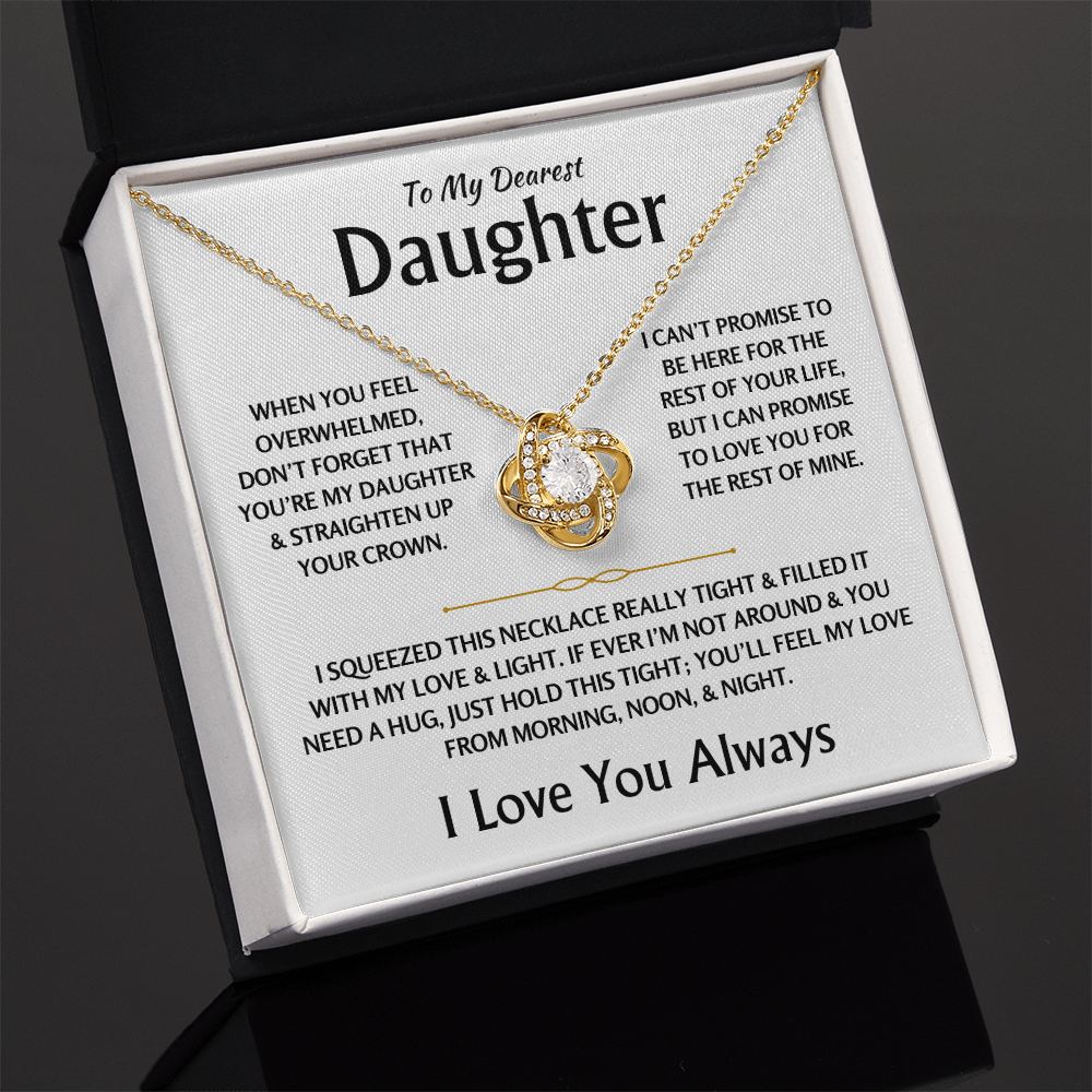 To My Dearest Daughter - Love Knot Gift Set - TJ160