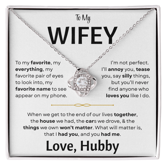 To My Wifey - Love Knot Gift Set - TJ181
