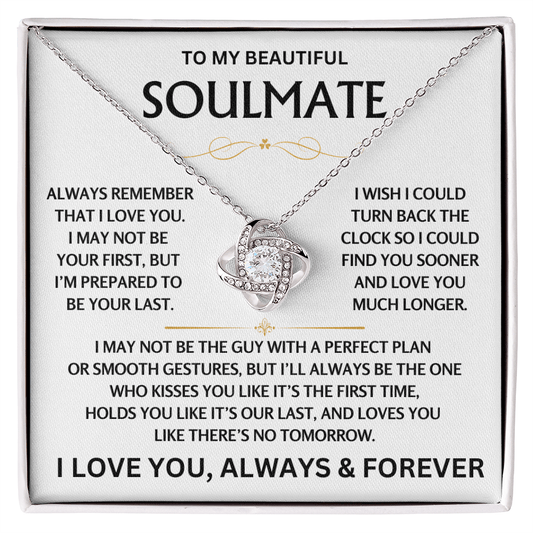 To My Beautiful Soulmate - Love Knot Gift Set - TJ120
