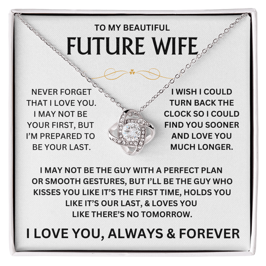 To My Beautiful Future Wife - Love Knot Gift Set - TJ139