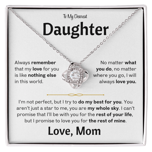 To My Dearest Daughter - Love Knot Gift Set - TJ175