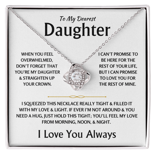 To My Dearest Daughter - Love Knot Gift Set - TJ160
