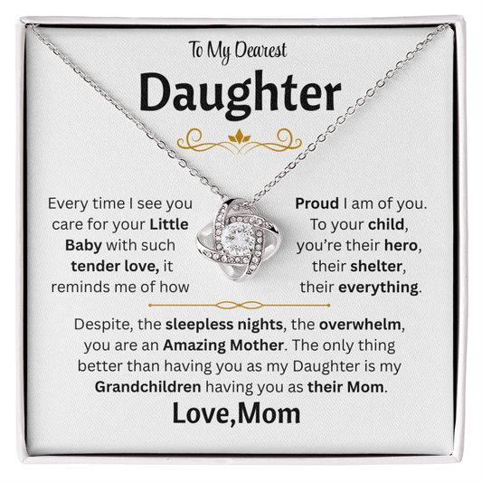 To My Dearest Daughter - Love Knot Gift Set - TJ174