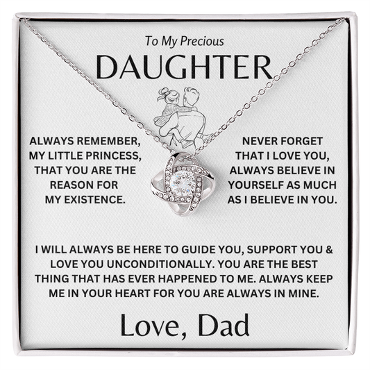 To My Precious Daugther - Love knot Gift Set -TJ141