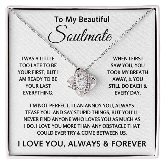 To My Beautiful Soulmate - Love Knot Gift Set - TJ134