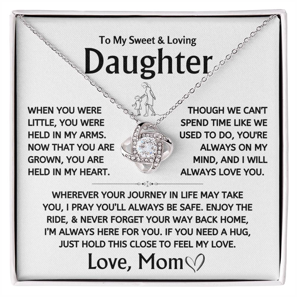 To My Sweet & Loving Daughter - Love Knot Gift Set - TJ118