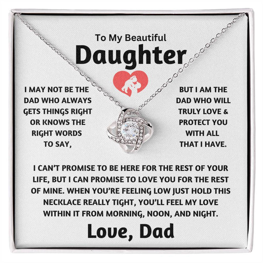 To My Beautiful Daughter - Love Knot Gift Set - TJ132