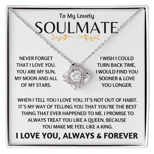 To My Lovely Soulmate - Love Knot Gift Set - TJ137