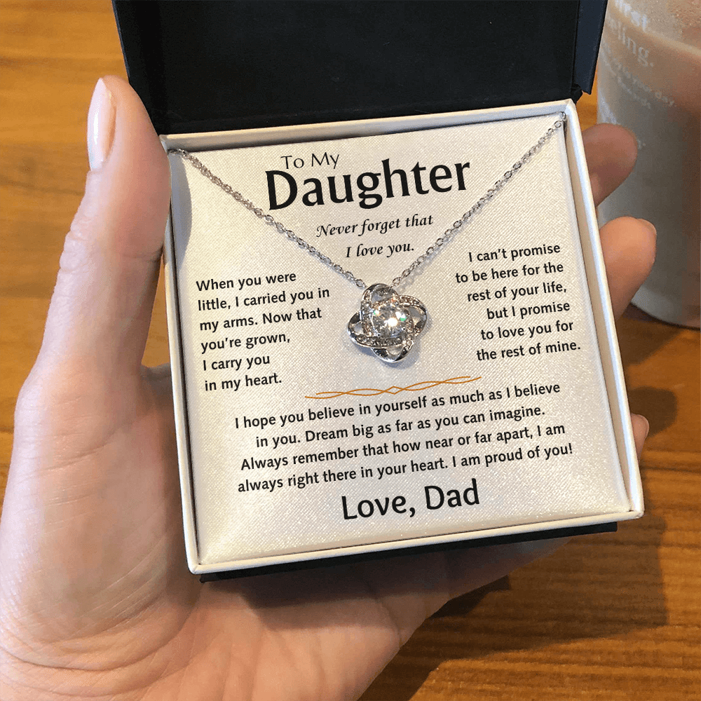 To My Daughter - Love Knot Gift Set - TJ154