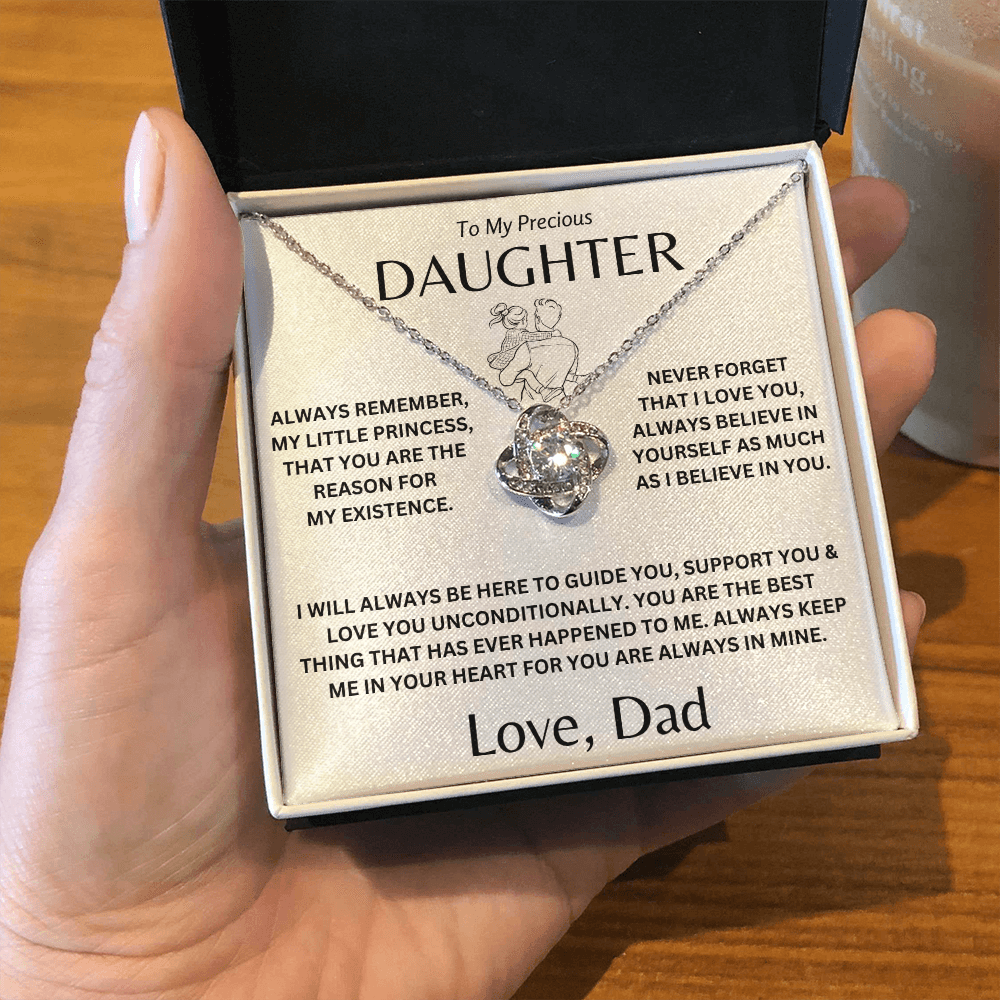 To My Precious Daugther - Love knot Gift Set -TJ141