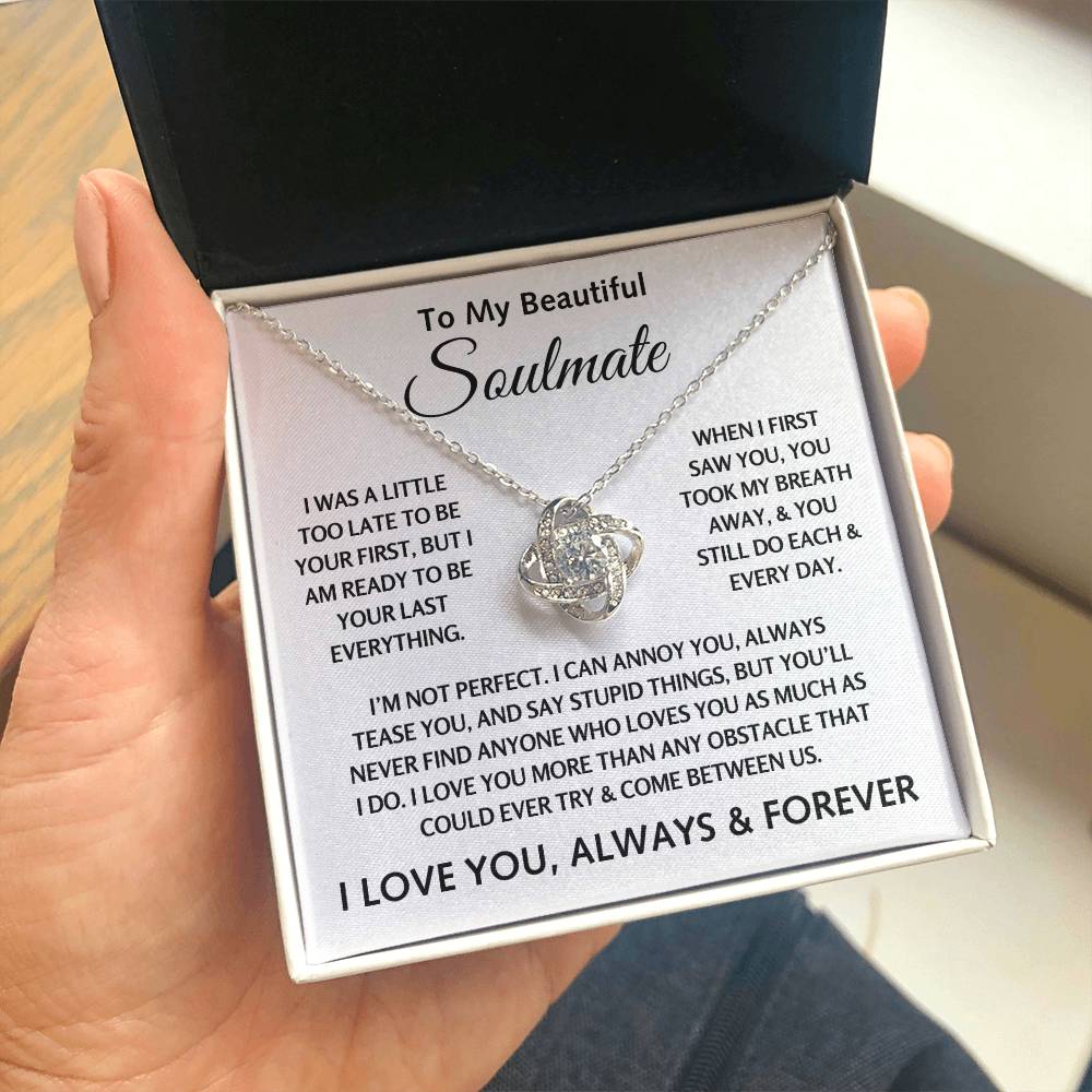 To My Beautiful Soulmate - Love Knot Gift Set - TJ134