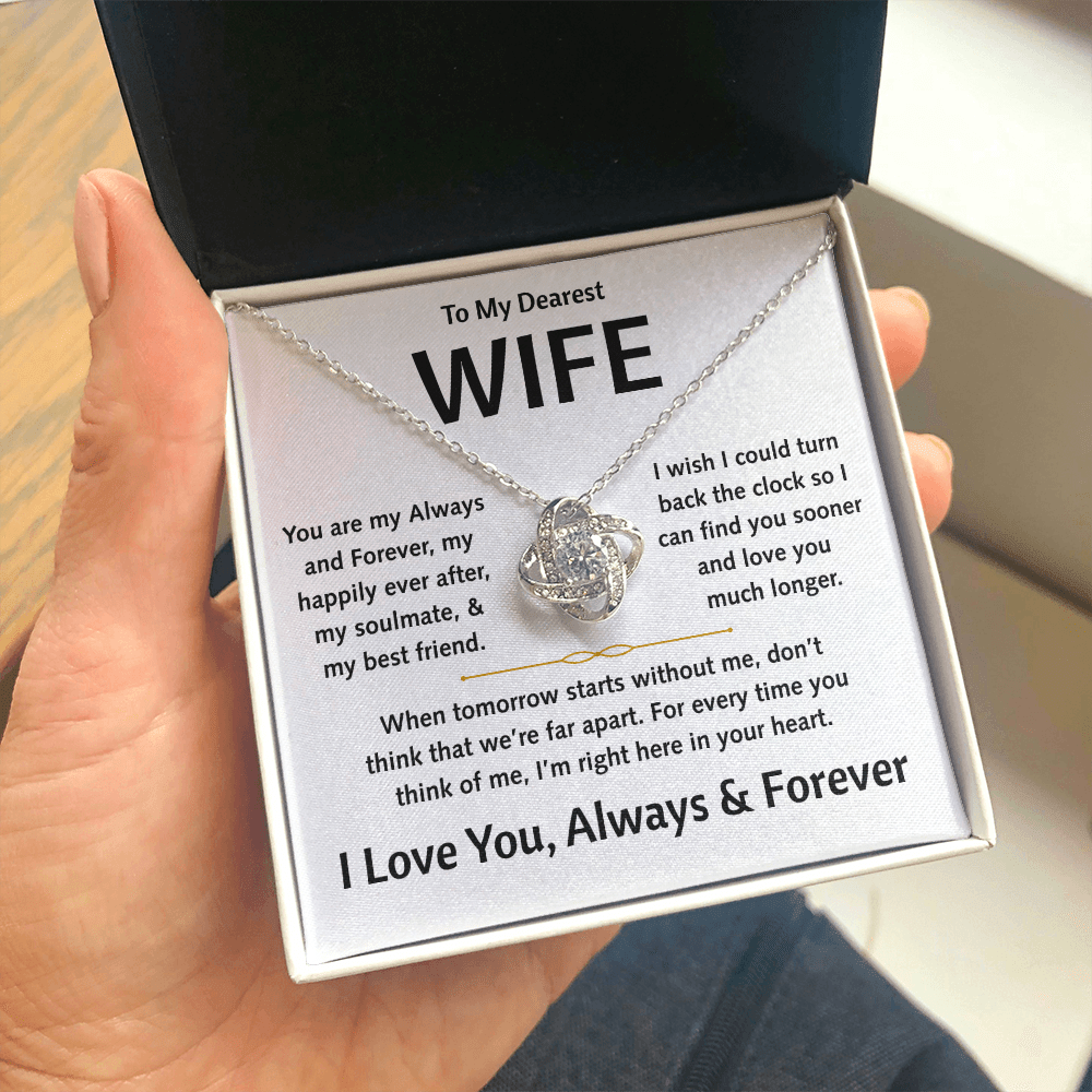 To My Dearest Wife - Love Knot Gift Set - TJ179