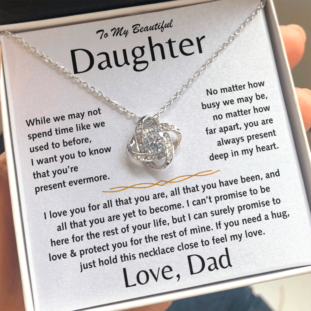 To My Beautiful Daughter - Love Knot Gift Set - TJ157