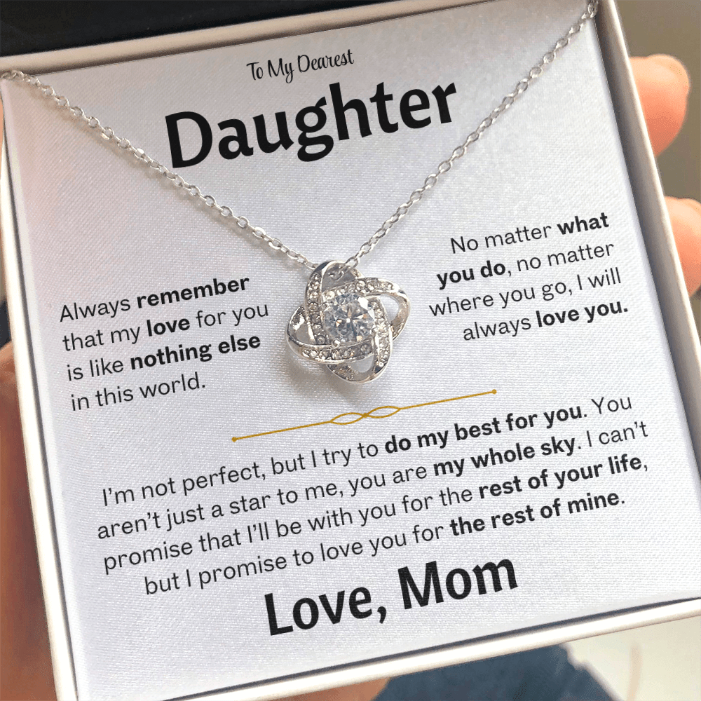 To My Dearest Daughter - Love Knot Gift Set - TJ175