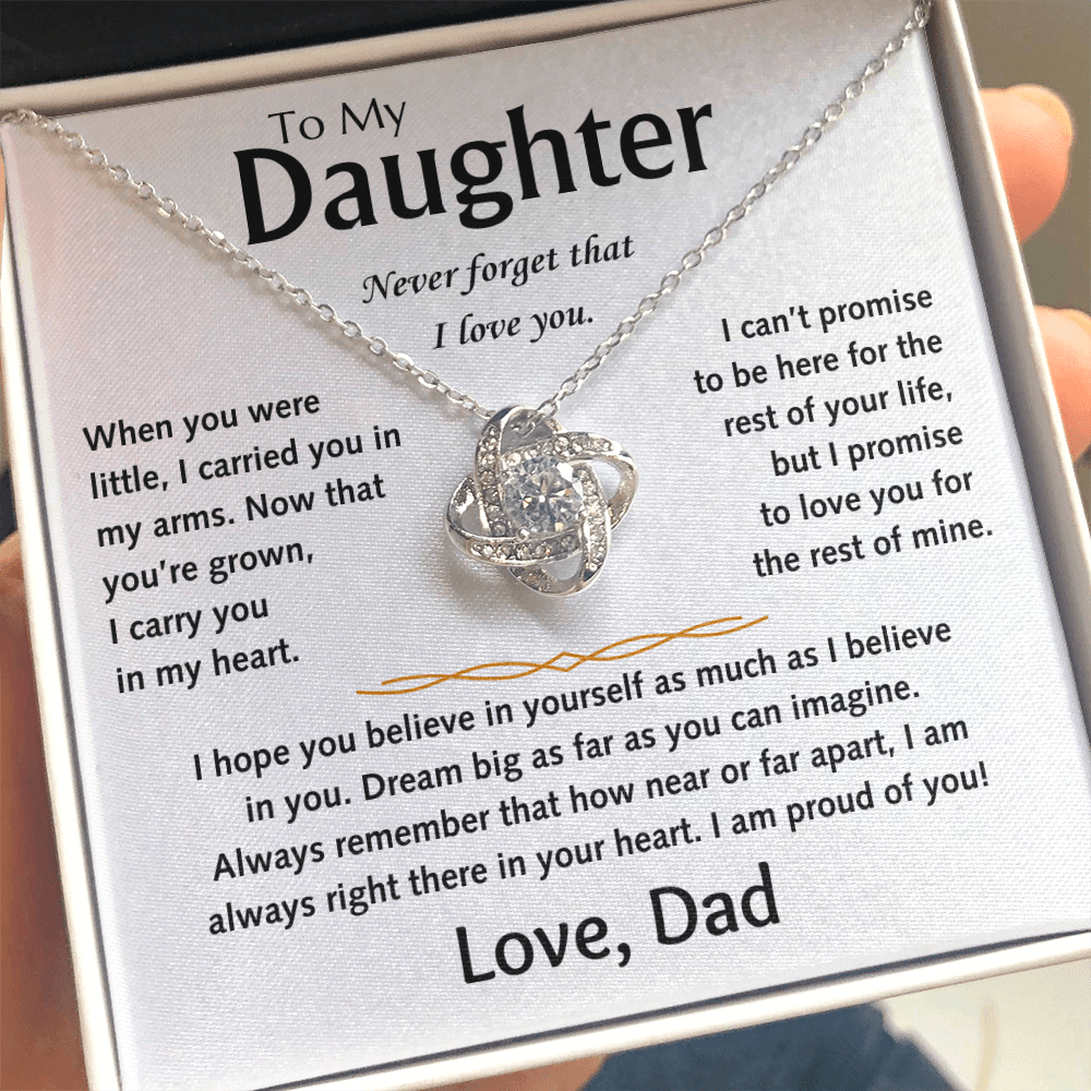 To My Daughter - Love Knot Gift Set - TJ154