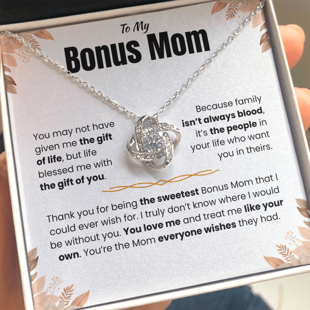 To My Bonus Mom - Love Knot Gift Set - TJ172