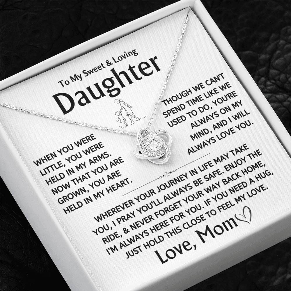 To My Sweet & Loving Daughter - Love Knot Gift Set - TJ118