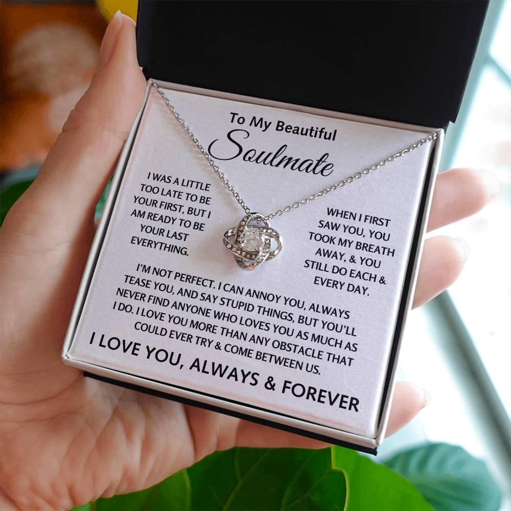 To My Beautiful Soulmate - Love Knot Gift Set - TJ134