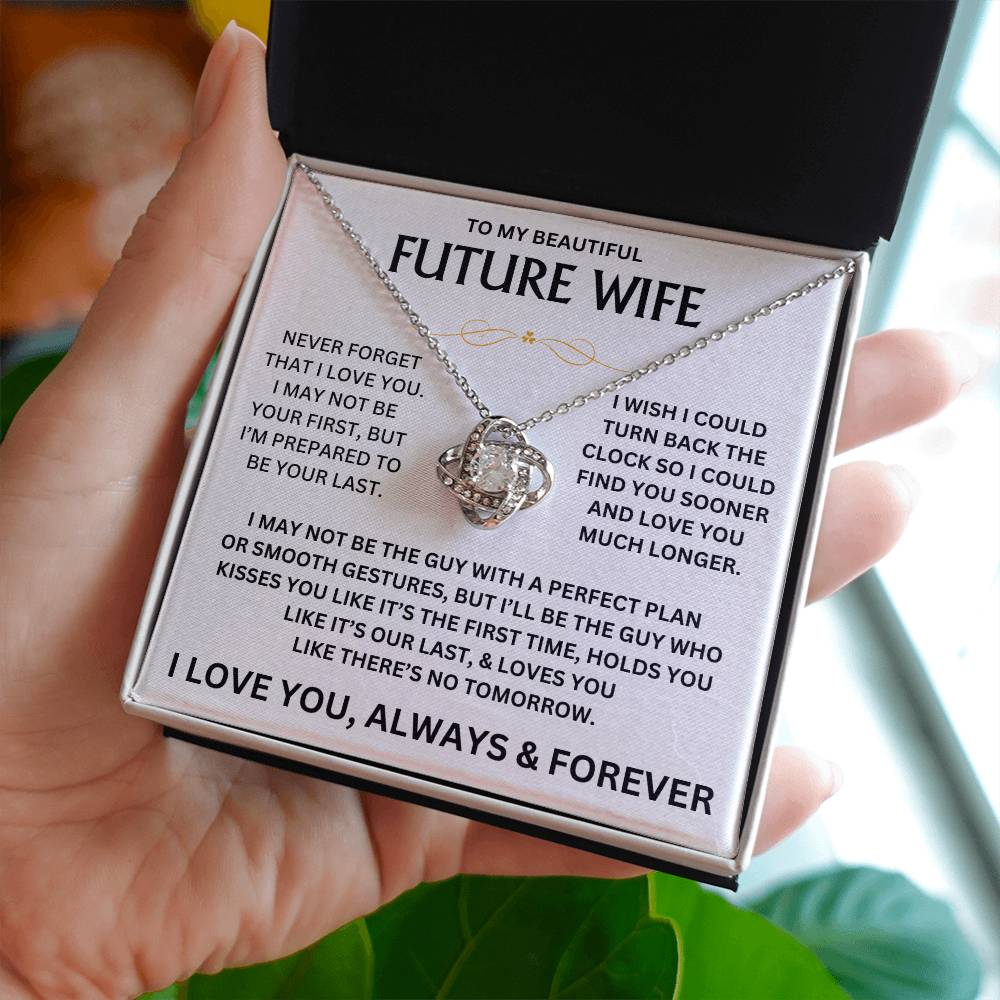 To My Beautiful Future Wife - Love Knot Gift Set - TJ139