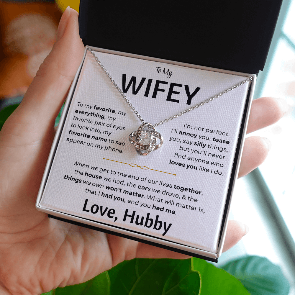 To My Wifey - Love Knot Gift Set - TJ181