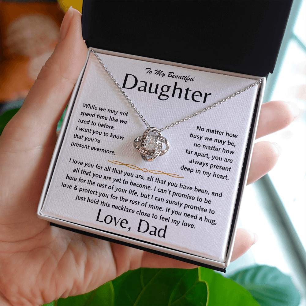 To My Beautiful Daughter - Love Knot Gift Set - TJ157