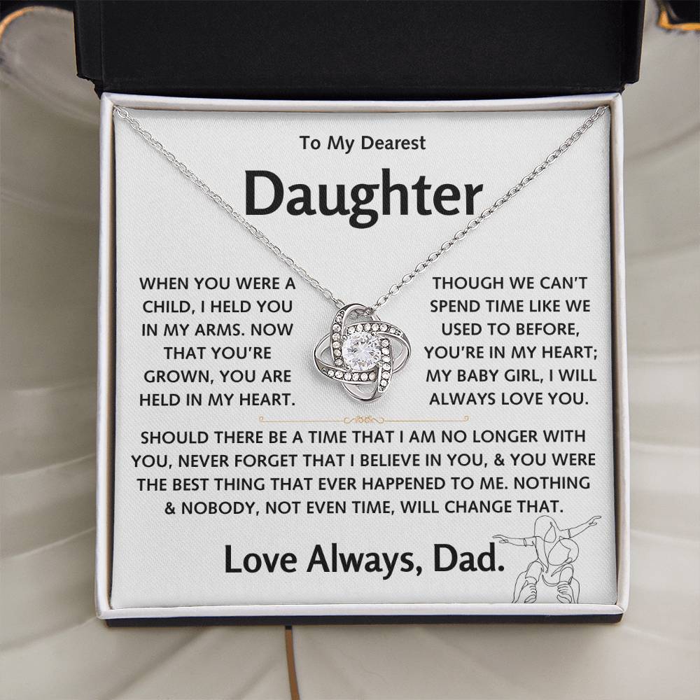 To My Dearest Daughter - Love Knot Gift Set - TJ136