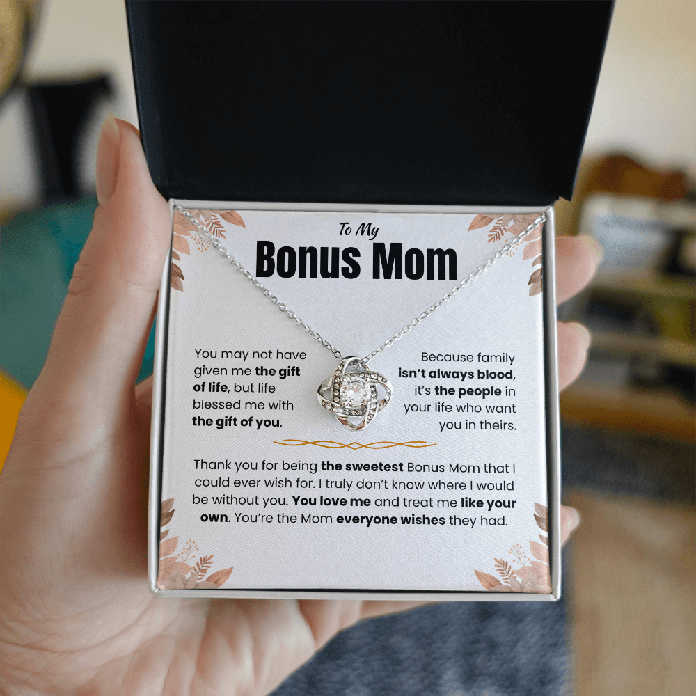 To My Bonus Mom - Love Knot Gift Set - TJ172