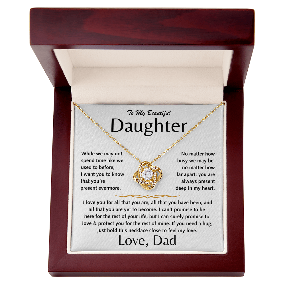 To My Beautiful Daughter - Love Knot Gift Set - TJ157